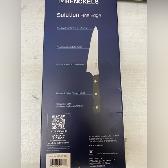 2pc Prep Set Henckel knives NIB - Picture 3 of 3